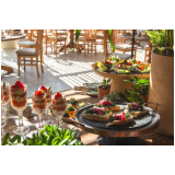 onde reservar restaurante com espaço para aniversário Jardim Mediterrâneo